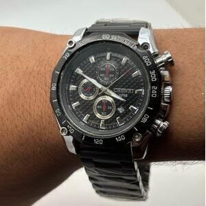 Black & Sliver Men’s Watch